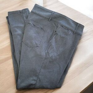 Patterned Stretch Pants